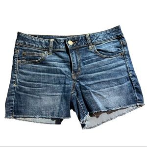 American Eagle Super Stretch Shortie Low Rise Jean Shorts